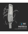 150W LED Straßenleuchte mit Samsung Chip - 140lm/W, Inventronics dimmbarer Driver, IP65, graues Aluminium
