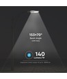 200W LED Straßenleuchte, 140lm/W - Samsung LED Chip, Inventronics dimmbarer Driver, IP65, 28.000lm