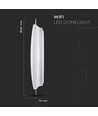 40W LED Deckenleuchte mit Sternenhimmel-Effekt - Smart Home, dimmbar, CCT, 2800lm, kompatibel mit Alexa/Google Home