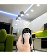RF LED Dimmer mit Touch-Fernbedienung, 12V/24V - 3 Kanäle, 18A, schwarz, für LED Strips