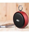 Roter tragbarer Bluetooth Lautsprecher - TWS Funktion, 800mAh Akku, 4 Stunden Spielzeit