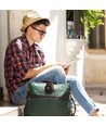 Roter tragbarer Bluetooth Lautsprecher - TWS Funktion, 800mAh Akku, 4 Stunden Spielzeit