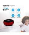 Roter tragbarer Bluetooth Lautsprecher - TWS Funktion, 800mAh Akku, 4 Stunden Spielzeit