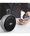 Tragbarer Bluetooth Lautsprecher mit Haken - TWS, 800mAh Akku, integriertes Mikrofon, grau