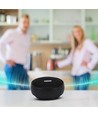 Tragbarer Bluetooth Lautsprecher, 2x3W - Schwarz, TWS, integriertes Mikrofon, AUX, TF-Karte, RGB Licht