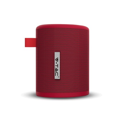 5W tragbarer Bluetooth Lautsprecher, Rot - TWS Funktion, 1500mAh Akku, inkl. Micro USB Kabel