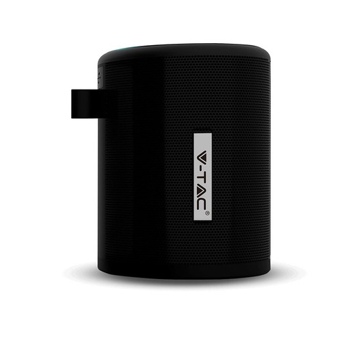5W tragbarer Bluetooth-Lautsprecher - Schwarz, 1500mAh, TWS, Mikrofon
