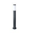 V-Tac graue Gartenlampe, rostfrei - 80 cm, IP44 für den Außenbereich, E27 Fassung, ohne Leuchtmittel
