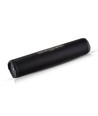 Tragbarer Bluetooth Lautsprecher mit Stoffdesign - 2x3W, schwarz, FM Radio, USB/TF, TWS, wiederaufladbar, 39,4cm lang