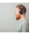 Bluetooth kabellose Kopfhörer, schwarz - 500mAh Akku, bis zu 12 Stunden Spielzeit, drehbarer Kopf