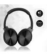 Bluetooth kabellose Kopfhörer, schwarz - 500mAh Akku, bis zu 12 Stunden Spielzeit, drehbarer Kopf