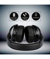 Bluetooth kabellose Kopfhörer, schwarz - 500mAh Akku, bis zu 12 Stunden Spielzeit, drehbarer Kopf