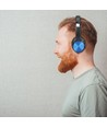Drahtlose Bluetooth-Kopfhörer, blau - 12 Stunden Spielzeit