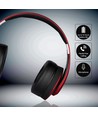Bluetooth kabellose Kopfhörer - Rot, bis zu 12 Stunden Spielzeit, Micro SD und AUX Eingang
