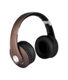 Drahtlose Bluetooth-Kopfhörer mit verstellbarem Bügel - 12 Stunden Spielzeit, braun