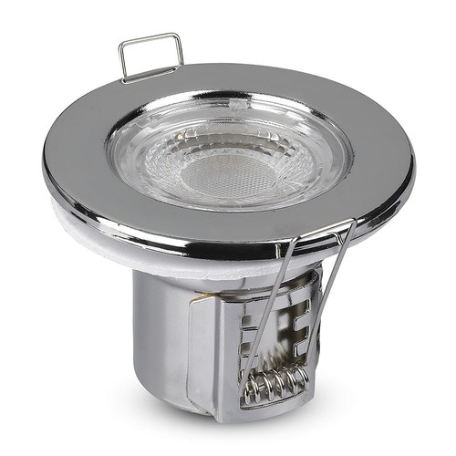 5W Ø8,15cm LED Einbaustrahler - Feuerhemmend, Samsung LED Chip, IP65, dimmbar, Loch: Ø5,7 cm, Maße: Ø8,15 cm