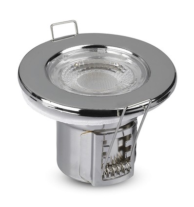 5W Ø8,15cm LED Einbaustrahler - Feuerhemmend, Samsung LED Chip, IP65, dimmbar, Loch: Ø5,7 cm, Maße: Ø8,15 cm