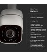 1080P IP Überwachungskamera, 12V - IP65, 2.0MP Bullet, 20-30m IR, Innen/Außen