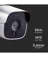 1080P IP Überwachungskamera, 12V - IP65, 2.0MP Bullet, 20-30m IR, Innen/Außen