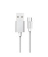 1m Micro-USB-Kabel - Geflochtenes Nylon, Silber, Platinum-Serie
