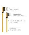 1M USB-Kabel Typ-C - Gold (Diamond Serie)