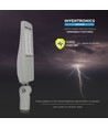 100W LED Straßenleuchte - 140lm/W, 14.000lm, Samsung LED Chip, grau, Außenbereich