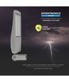 150W LED Straßenleuchte, 140lm/W - Samsung LED Chip, Inventronics Driver, 5700K, IP65