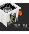 4W quadratischer LED Einbaustrahler, Samsung Chip, RA90 - 5700K, 12 Grad, Ausschnitt: 45x45mm