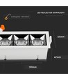 12W LED-Strahler, Downlight, Samsung-Chip, 5700K, 12D