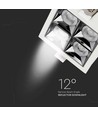 16W Samsung Chip LED Einbaustrahler - Quadratisch, RA90, Ausschnitt: 8,5 x 8,5 cm, Maße: 9,3 x 9,3 cm