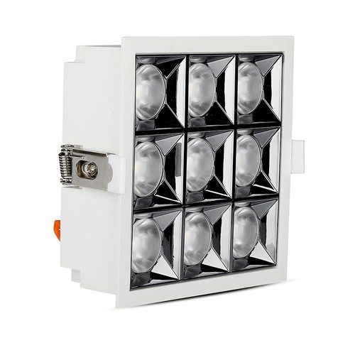 36W quadratisches LED Einbaupanel mit Samsung Chip - 2880lm, RA90, 12°, Ausschnitt: 120x120mm, 5700K
