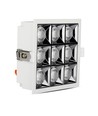 36W Samsung LED Einbaupanel, RA90 - Quadratisch, 2880lm, Ausschnitt: 120x120mm, Reflector SMD Downlight