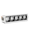20W rechteckiger LED Einbaustrahler, RA90 - Samsung LED Chip, weiß, Ausschnitt: 200x45 mm, 5700K