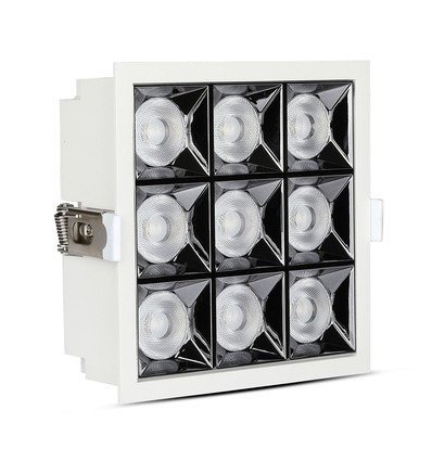 36W quadratisches LED Einbaupanel - Samsung LED Chip, RA90, 38°, Ausschnitt: 120x120 mm