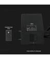 15W magnetische Pendelleuchte für Schienensystem, 24V - 4000K, IP20, schwarz, 36 Grad, magnetische lineare Pendel