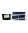 25W Solara LED Fluter mit Solarzelle - 550lm, IP65, schwarz, inkl. Fernbedienung und Solarpanel