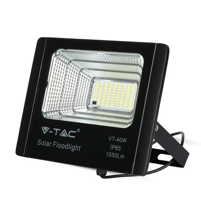 40W Solar LED Fluter mit Sensor - 1050lm, 6000K, IP65, inkl. Fernbedienung und Solarpanel