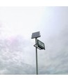 20W Solar LED Fluter - 1650lm, IP65, 6000K, schwarz, inkl. Solarpanel und Fernbedienung