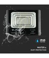 20W Solar LED Fluter - 1650lm, IP65, 6000K, schwarz, inkl. Solarpanel und Fernbedienung