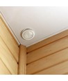 PIR Decken-Einbausensor, 360° - Weiß, 400W LED, 8m Reichweite, IP20