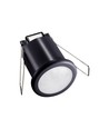 PIR Decken-Einbausensor Ø4cm, 360° - Schwarz, IP20, Erfassungsbereich bis 8m, Lochausschnitt: Ø4cm