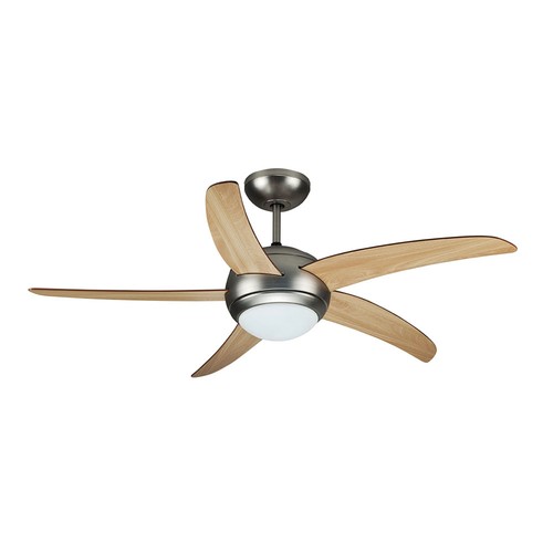 60W Deckenventilator - LED, Leuchtschild, RF-Steuerung, 5 Flügel, AC-Motor