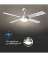 35W LED-Deckenventilator mit Lichtset - RF-Steuerung, 4 Flügel, DC-Motor