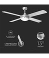 35W LED-Deckenventilator mit Lichtset - RF-Steuerung, 4 Flügel, DC-Motor