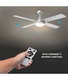 35W LED-Deckenventilator mit Lichtset - RF-Steuerung, 4 Flügel, DC-Motor