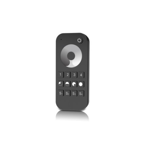 LEDlife rWave Touch-Dimmer schwarz Fernbedienung - 4 Zonen, Batterie, inkl. Halterung