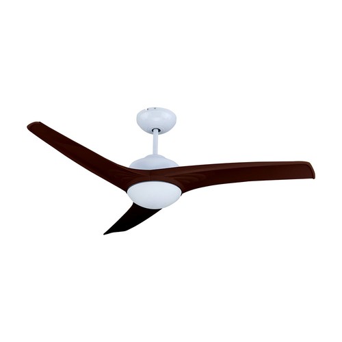 35W LED-Deckenventilator - RF-Steuerung, 3 Flügel, DC-Motor, Braun