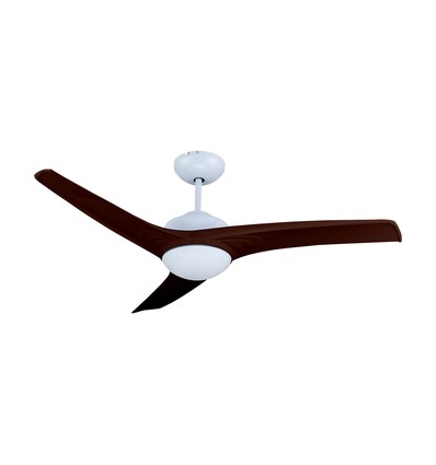 35W LED-Deckenventilator - RF-Steuerung, 3 Flügel, DC-Motor, Braun