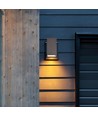 G9 Beton-Wandleuchte mit Up/Down Licht - Dunkelgrau, IP20, ohne Leuchtmittel