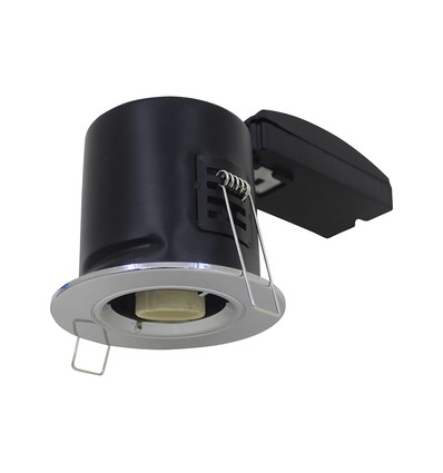 GU10 Downlight - Brandsicher, Kippschalter- und Verriegelungsmöglichkeit, Dickes Gehäuse, Chrom